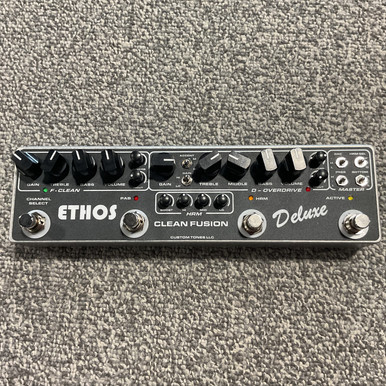 Used CUSTOM TONES ETHOS CLEAN FUSION DELUXE AMP Guitar Preamp Pedal