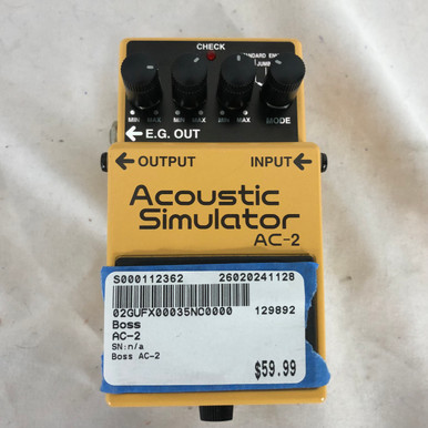 Used Boss AC-2 FX Only Pedal