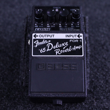 Used Fender FDR-1 65 DELUXE REVERB PEDAL Guitar PreAmp Pedal