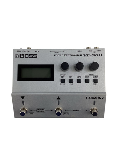Used Boss VE-500 VOCAL PERFORMER W/ AC Multi Effects