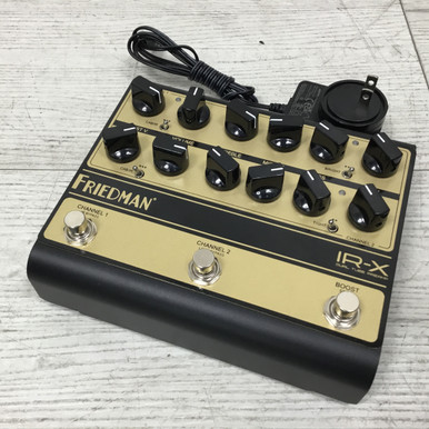 Used Friedman IR-X DUAL TUBE PREAMP DI AND IR Guitar PreAmp Pedal
