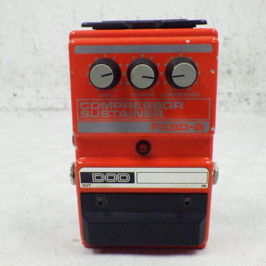 Used DOD FX80-B COMPRESSOR SUSTAINER Guitar Effects Pedal