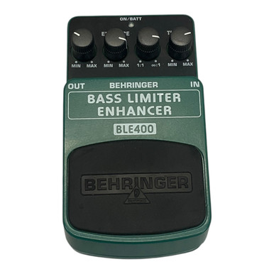Used Behringer Bass Limiter Enhancer Guitar Effects Pedal
