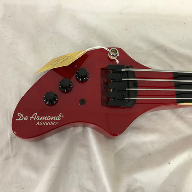Used De Armond ASHBORY Bass Guitar Red 4-String
