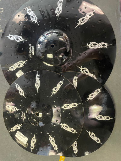 Used Paiste JOEY JORDISON BLACK ALPHA HYPER SET Cymbal