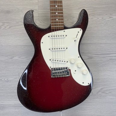 Used Danelectro DANOBLASTER HEARSAY Double Cut Electric Guitar Red 6-String