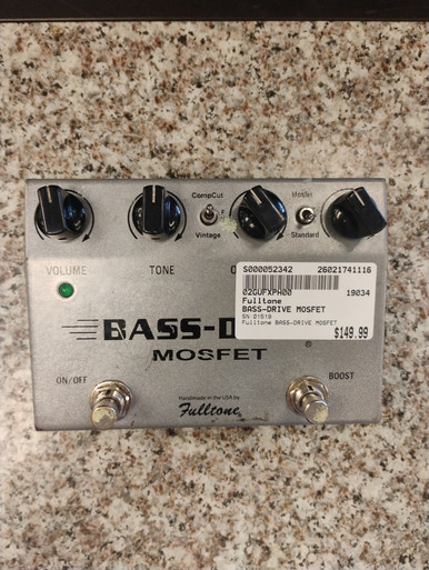 Used Fulltone BASS-DRIVE MOSFET Distortion Pedal