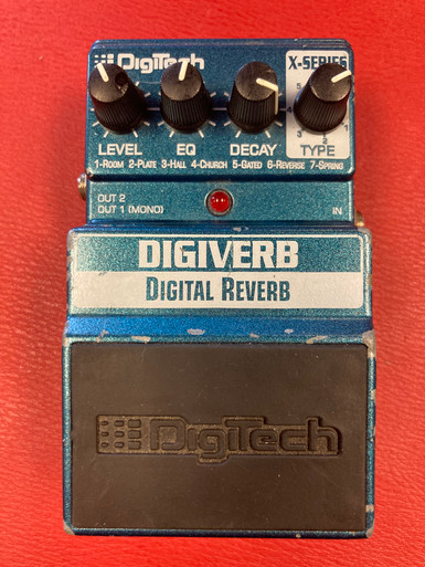 Used Digitech DIGIVERB Guitar Effect