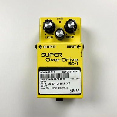 Used Boss SD-1 Super Overdrive Pedal