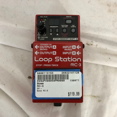 Used Boss RC-3 Looper Pedal