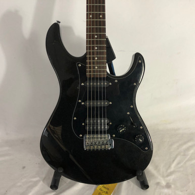 Used Yamaha EG112C2 S Type Electric Guitar Black 6-String