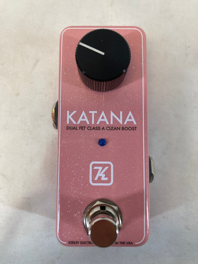 Used Keeley Mini Katana Clean Boost Pedal