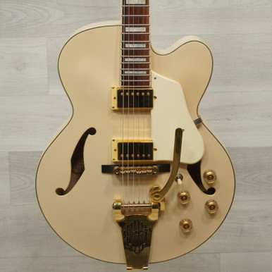 Used Ibanez AF75TDG-IV Semi-hollow Electric Guitar White