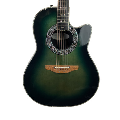 アコースティック Used Ovation 1769 CUSTOM LEGEND Solid Top Acoustic Guitar Green