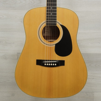 Used Harmony H166 Laminate Top Acoustic Guitar Natural