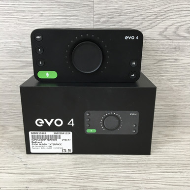 Used Audient EVO4 AUDIO INTERFACE Computer Interface 4 A/D