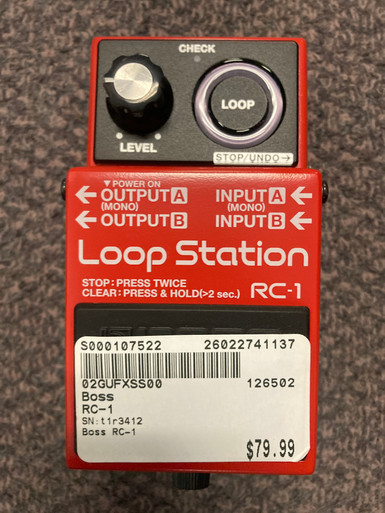 Used Boss RC-1 Looper Pedal