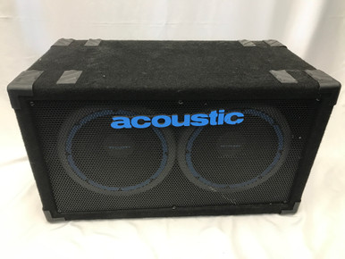 Used Acoustic 2X10 2 x 10 Bass Guitar Cabinet 2 x 10