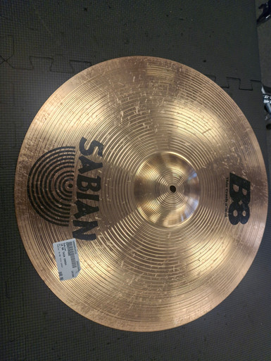 Used Sabian 18 B8 THIN CRASH Crash Cymbal 18