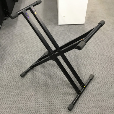 Used On Stage DOUBLE XX W SQUEEZE TRIGGER Single Keyboard Stand