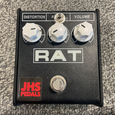 Used JHS PACK RAT MODDED PRO CO RAT 2 Guitar Distortion Pedal