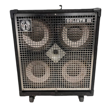 Used SWR GOLIATH III 4X10 8 OHM 4 x 10 Bass Guitar Cabinet 4 x 10