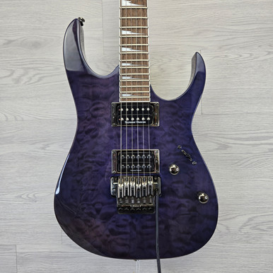 Used Ibanez RG320 Dxqm Super S Electric Guitar Transparent