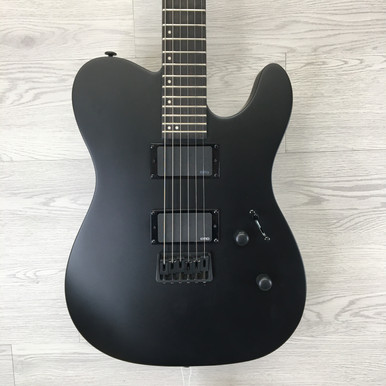 Used LTD TE-401 T-TYPE BLACK SATIN T Type Electric Guitar Black 6
