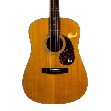 Used Epiphone PR350S Vintage Solid Top Acoustic Guitar Natural