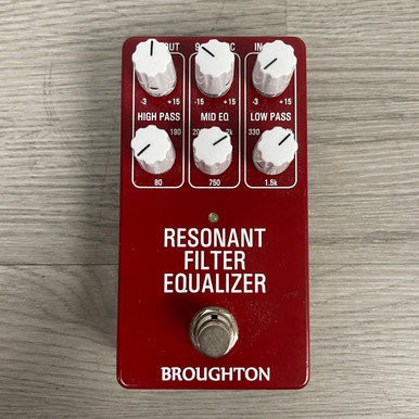 Used BROUGHTON RESONANT FILTER EQUALIZER EQ Pedal