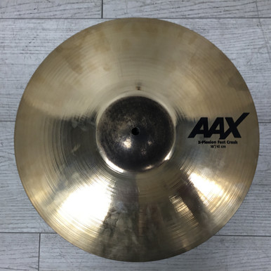 Used Sabian AAX X-PLOSION 16 FAST CRASH Crash Cymbal 16