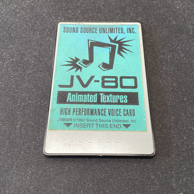 Used SOUND SOURCE JV-80 CARD Keyboard Accessory