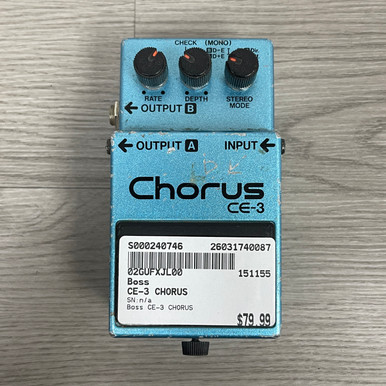 Used Boss CE-3 CHORUS Chorus Pedal