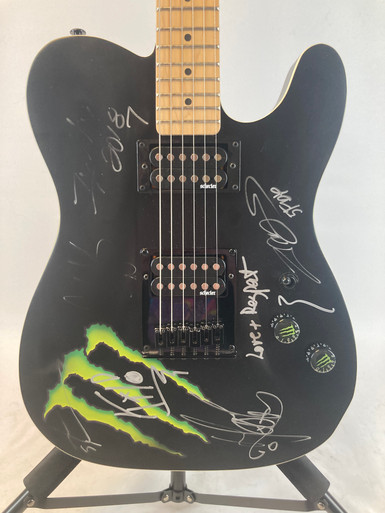 Used Schecter Diamond Series T-Type Monster Energy Electric Guitar
