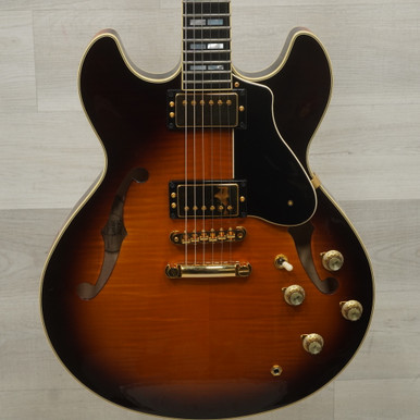 Used Yamaha SA-2200 Semi-hollow Electric Guitar Sunburst