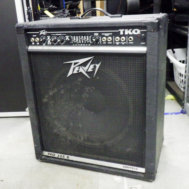 Used Peavey TKO 115 S BASS COMBO 1 x 15 Bass Combo Amplifier 1 x 15