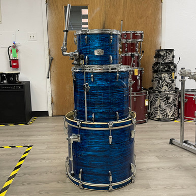 Used Pearl 3PC EXR EXPORT SERIES KIT Drum Shell Kit Blue