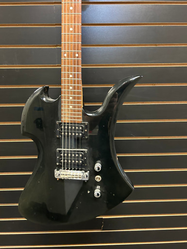 Used BC Rich BRONZE SERIES MOCKINGBIRD Electric Guitar Black 6-String