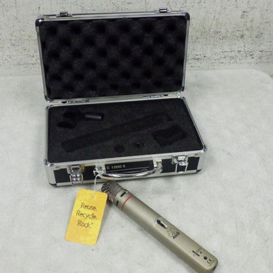 Used Akg C1000S CONDENSOR MICROPHONE W CASE Condenser Microphone