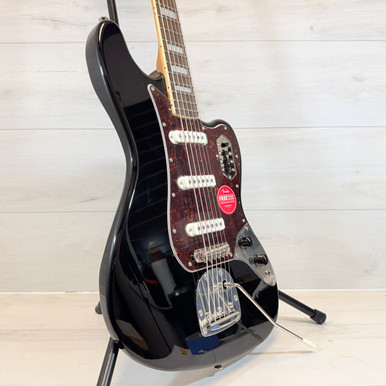 Used Squier BASS VI Bass Guitar Black 6-String