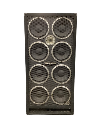 Used Behringer ULTRABASS BB810 CAB 8 x 10 Bass Guitar Cabinet 8 x 10
