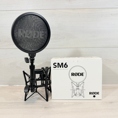 Used SM6 RODE SHOCK MOUNT W/POP FILTER Pro Sound Accessory