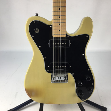 Used Squier CUSTOM TELE P90 T Type Electric Guitar Yellow 6-String