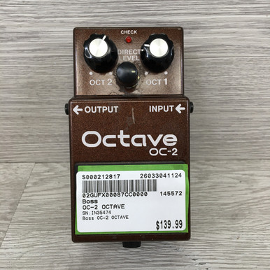 Used Boss OC-2 OCTAVE Octave Pedal