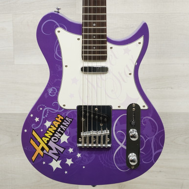 Used Washburn Hannah Montana Secret Star Electric Guitar Purple