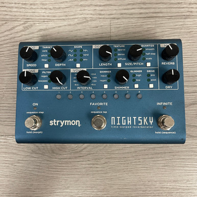 Used Strymon NIGHTSKY TIME WARPED REVERBERATOR Multi-FX Pedal