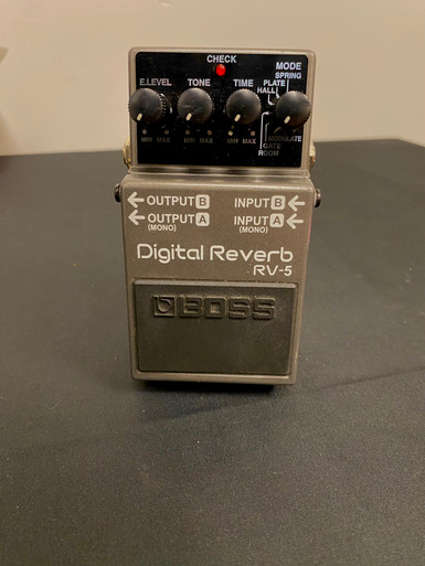 Used Boss RV-5 DIGITAL REVERB PEDAL Reverb Pedal