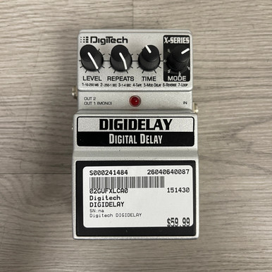 Used Digitech DIGIDELAY Delay Pedal