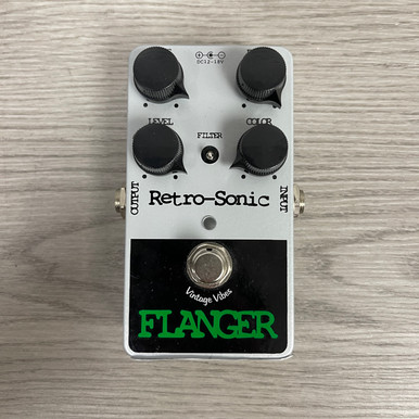 Used RETRO-SONIC FLANGER NO AC Flanger Pedal