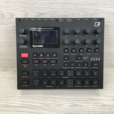 Used Elektron SYNTAKT 12 TRACK DRUM Compact Synthesizer Compact